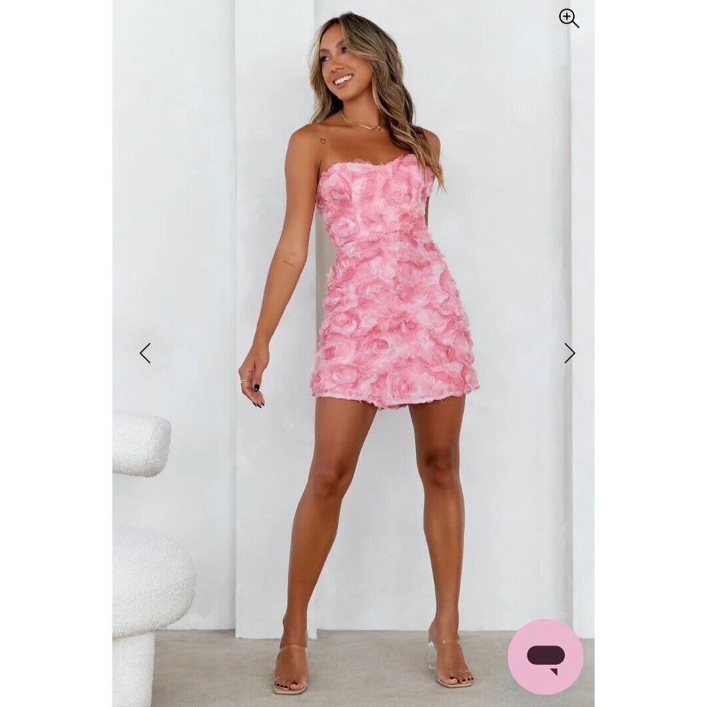 Hello Molly Its A Love Story Tulle Mini Dress Size 2 NEW Pink Romantic Valentine